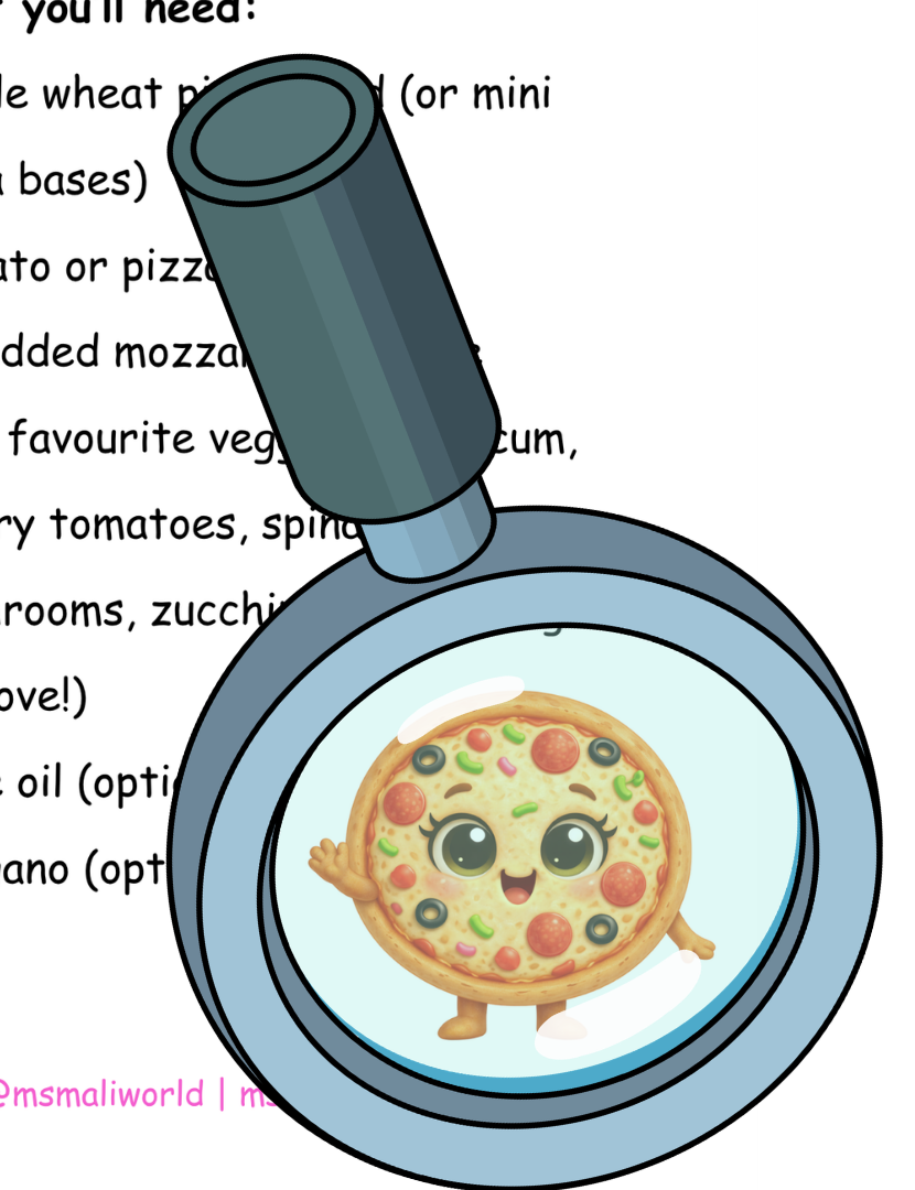 Free Ms Mali’s Mini Veggie Pizza